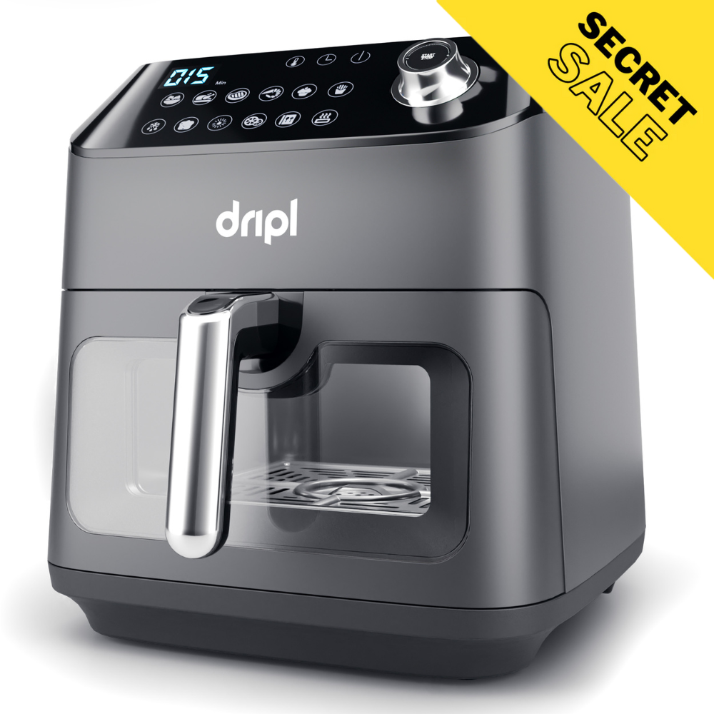 Dripl Heteluchtfriteuse 5,7L met LCD Touchscreen - Secret Sale