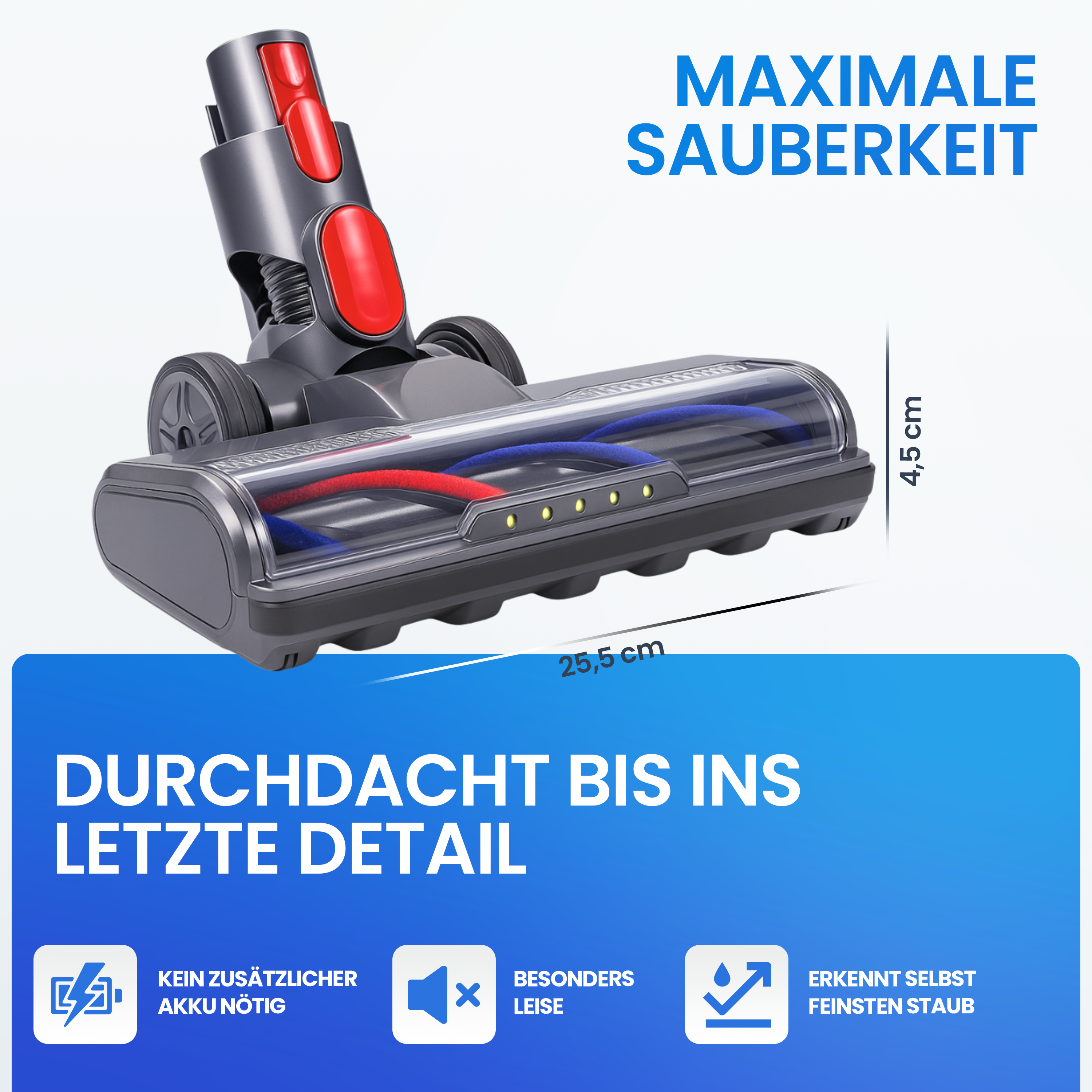 Dripl Vision LED-opzetstuk passend op Dyson